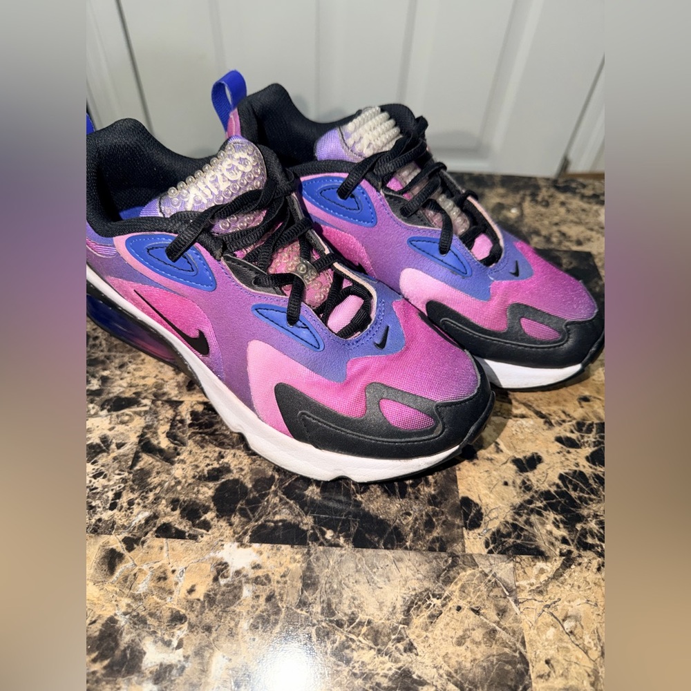 Nike Women's Purple and Blue Athletic Shoes - Air Max 200- Size 6